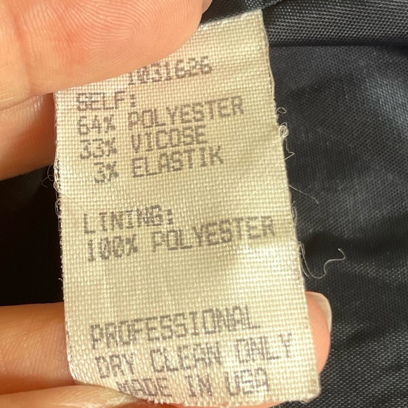 Vintage Alberto Makali Blazer Size 10 Blue Floral Appliqué Unique Maximalist - Picture 7 of 8